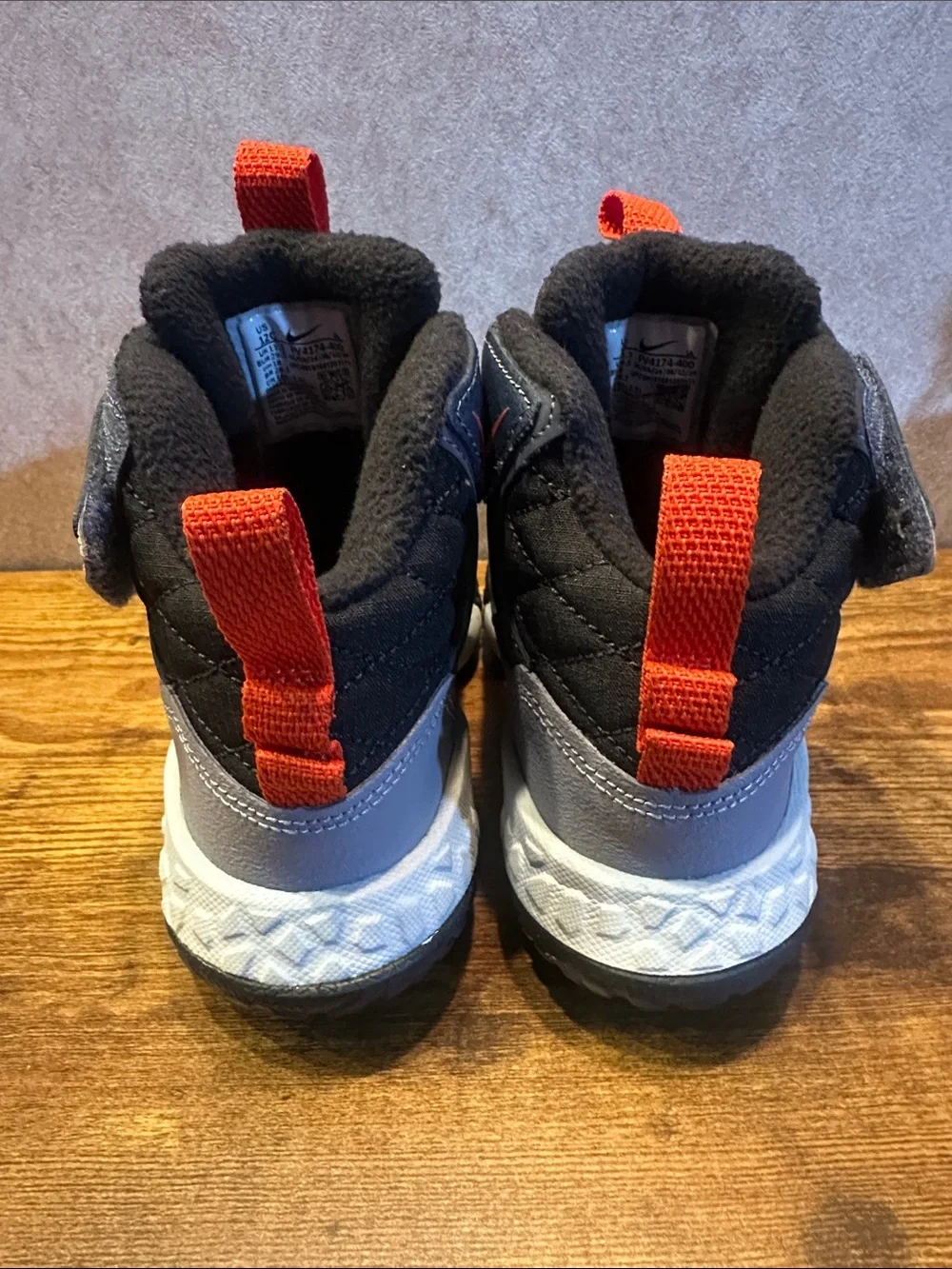 Nike Terrascout Preschool Boots in  Thunder Blue, Cement Grey, Pure Platinum